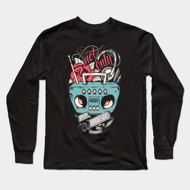 Badass music speaker Long Sleeve T-Shirt by Madiaz